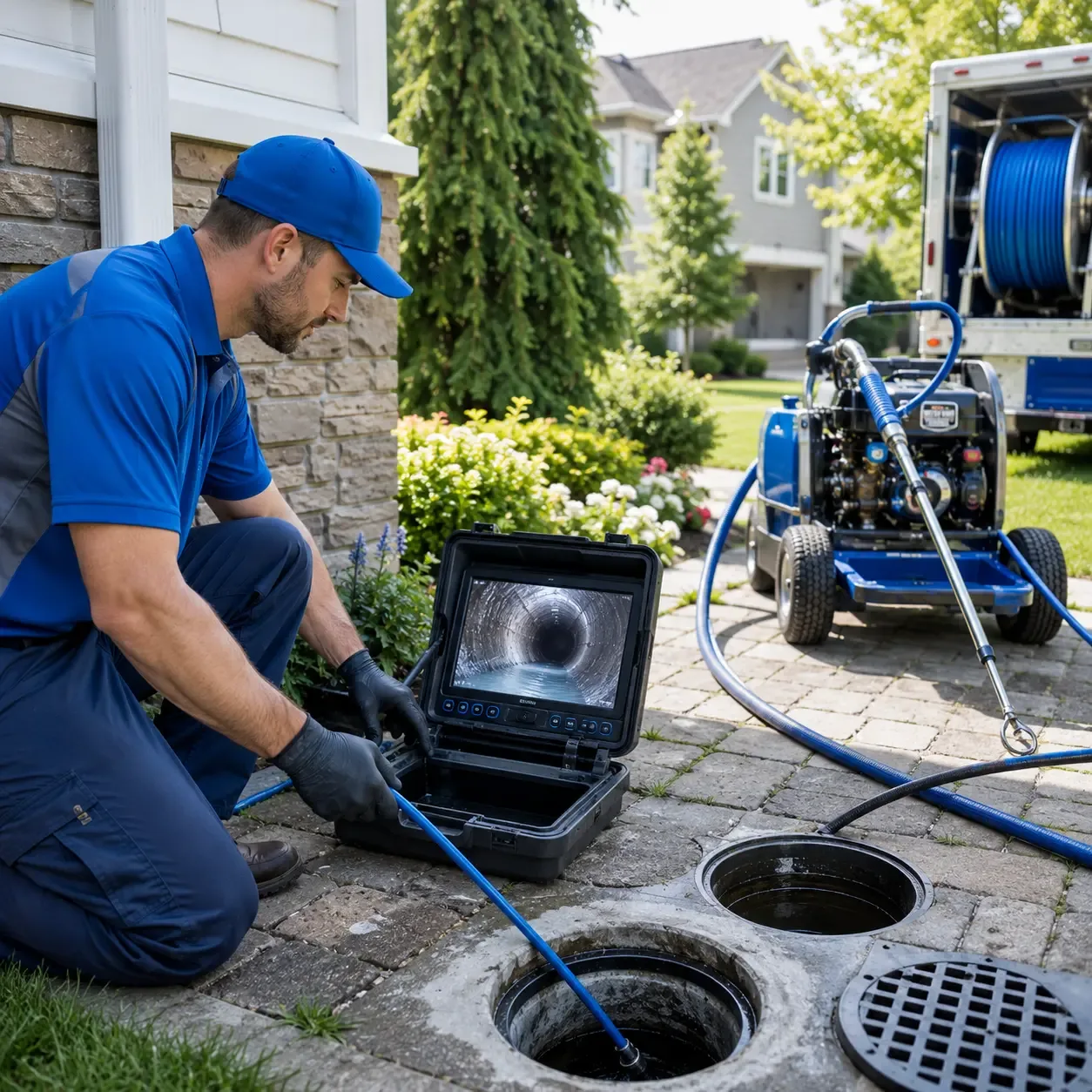 Outdoor drain cleaning professionals serving Roscoe, MO